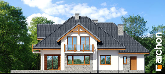 Проект дома Дом в каннах 3 - 6 С мансардным этажом дома в Киеве