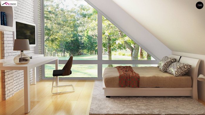 Проект дома U215 - 3 С мансардным этажом дома в Киеве