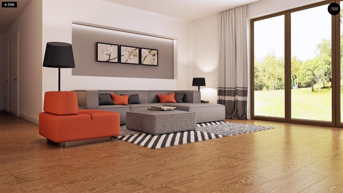 Проект дома U93 GL - 6 Одноэтажные дома в Киеве