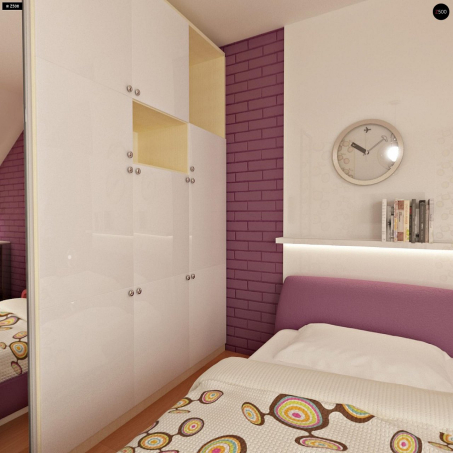 Проект дома Ub4 - 11 С мансардным этажом дома в Киеве