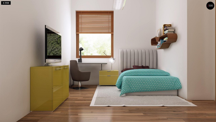 Проект дома U64 a - 21 С мансардным этажом дома в Киеве