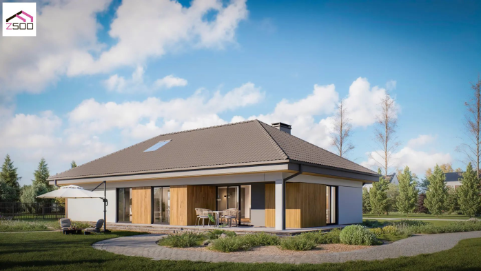 Проект дома U368 D GP +30 - 4 Одноэтажные дома в Киеве