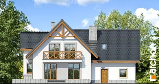 Проект дома Дом в абрикосах 2 (Г2) - 6 С мансардным этажом дома в Киеве