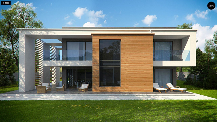 Проект дома Ux75 - 9 Двухэтажные дома в Киеве