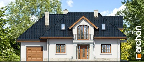 Проект дома Дом в алоэ 2 вер.2 - 3 С мансардным этажом дома в Киеве
