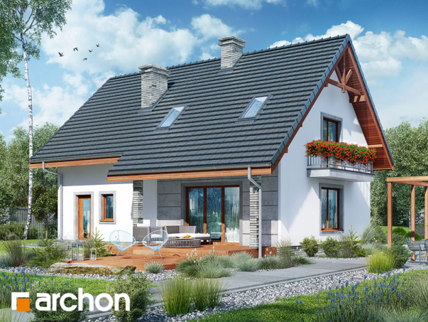 Проект дома Дом в люцерне 7 - 2 С мансардным этажом дома в Киеве