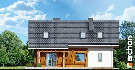 Проект дома Дом Миниатюрка 2 (Н) вер.2 - 6 С мансардным этажом дома в Киеве