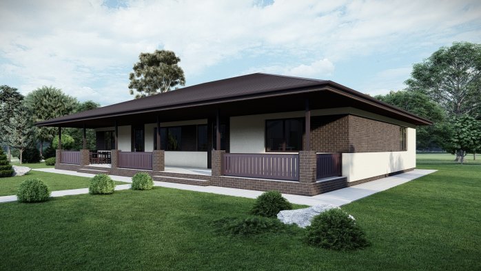 Проєкт будинку DBT 564 - Одноповерхові дома у Києві