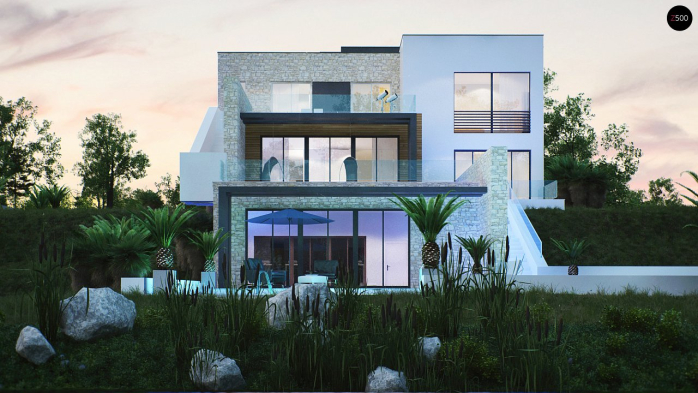 Проект дома Ur17 - 7 Двухэтажные дома в Киеве