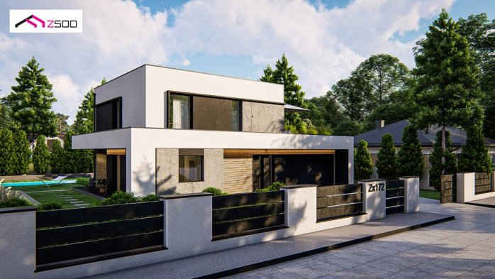 Проект дома Ux172 - 2 Двухэтажные дома в Киеве