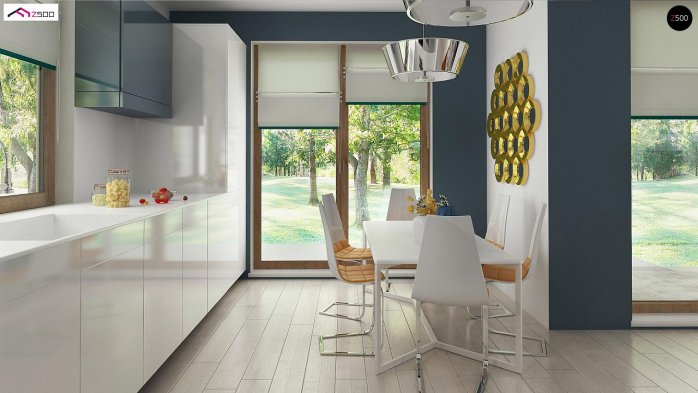 Проект дома U258 - 8 Одноэтажные дома в Киеве