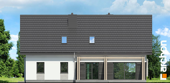 Проект дома Дом в гвоздиках (Г2) - 6 С мансардным этажом дома в Киеве