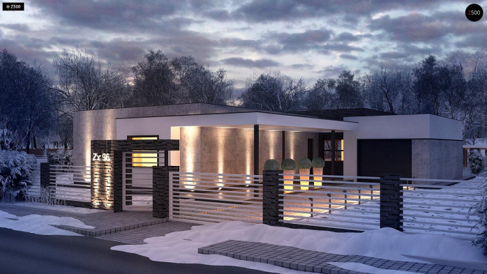 Проєкт будинку Ux96 - Одноповерхові дома у Києві