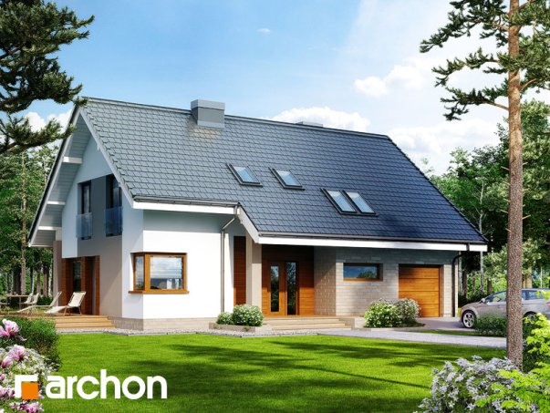 Проект дома Дом в герминии 2 - 2 С мансардным этажом дома в Киеве