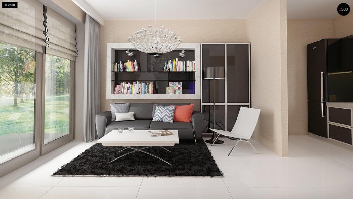 Проект дома U42 - 3 Одноэтажные дома в Киеве