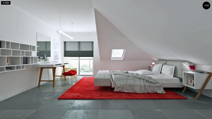 Проект дома U283 - 9 С мансардным этажом дома в Киеве