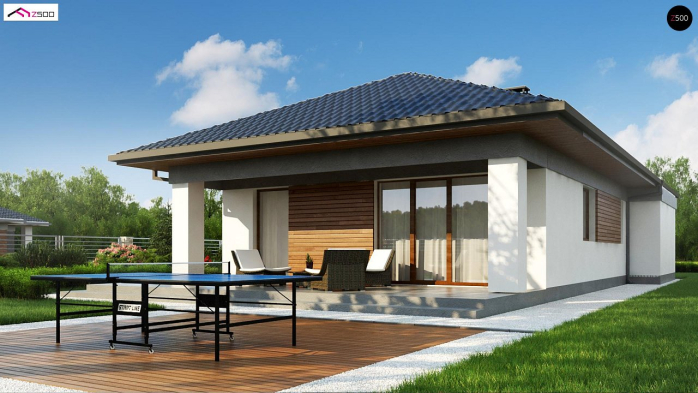 Проект дома U363 - 5 Одноэтажные дома в Киеве