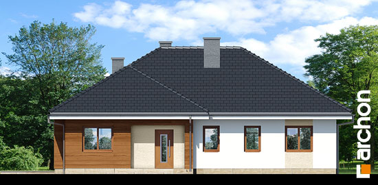 Проект дома Дом в герани - 3 Одноэтажные дома в Киеве