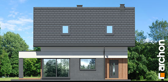 Проект дома Дом в мотыльках - 3 С мансардным этажом дома в Киеве