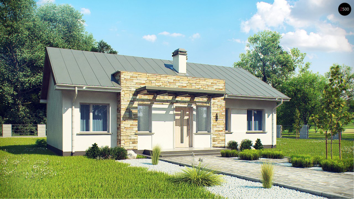Проект дома U309 - 6 Одноэтажные дома в Киеве