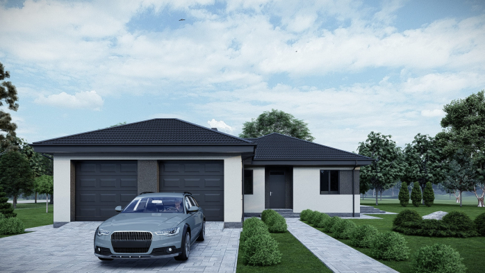 Проект дома DBT 582 - 5 Одноэтажные дома в Киеве