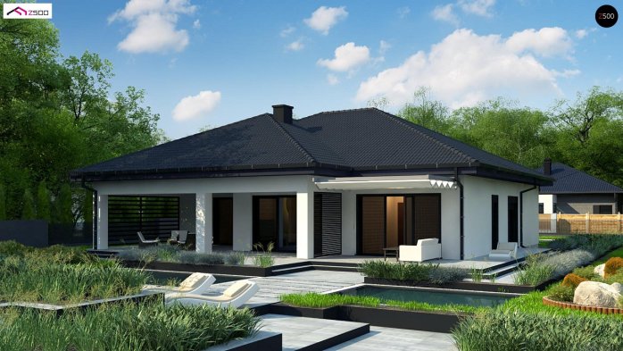 Проект дома U441 - 1 Одноэтажные дома в Киеве