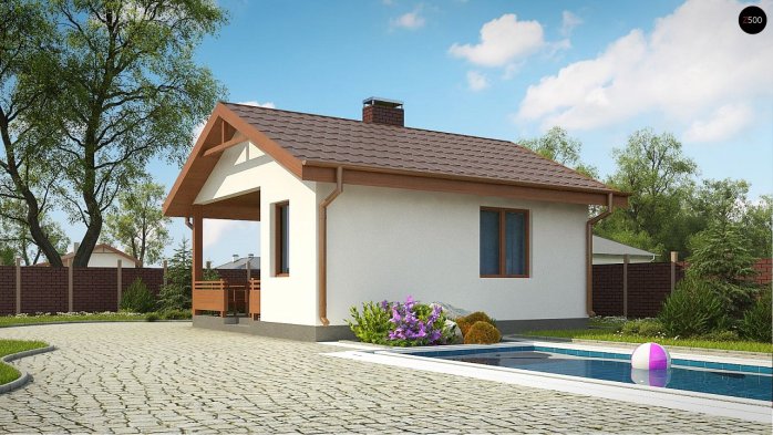 Проект дома Up2 - 2 Одноэтажные дома в Киеве