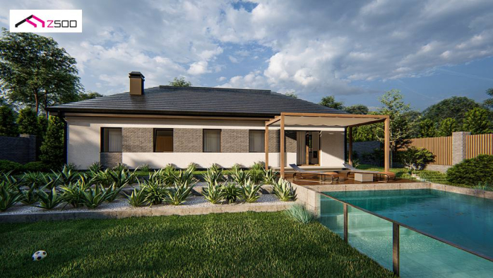 Проект дома U488 - 5 Одноэтажные дома в Киеве