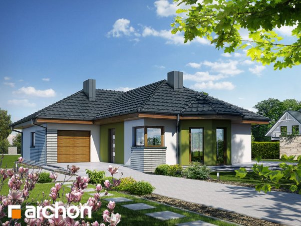 Проект дома Дом в дикоросах 2 вер.2 - 1 С мансардным этажом дома в Киеве