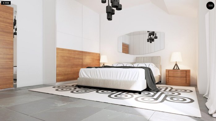 Проект дома Ub5 - 10 С мансардным этажом дома в Киеве