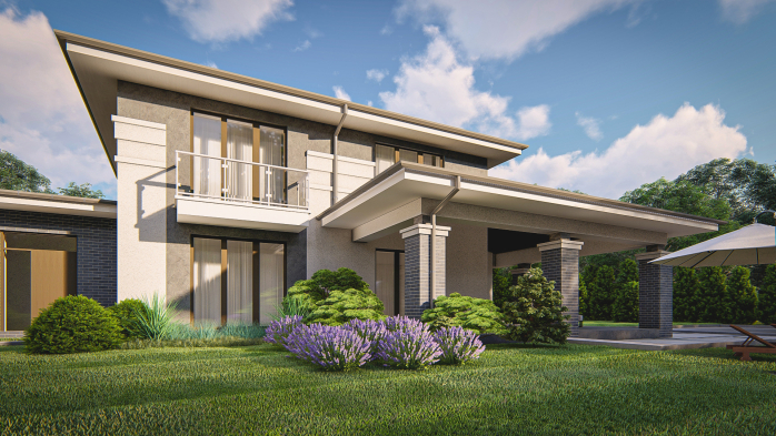 Проект дома Uu14 - 6 Двухэтажные дома в Киеве