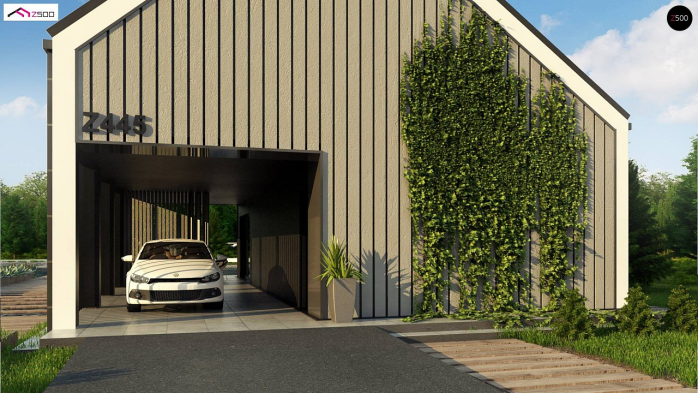 Проект дома U445 D - 6 С мансардным этажом дома в Киеве