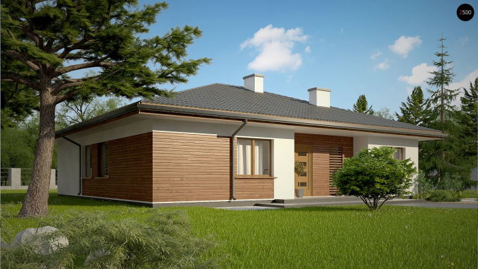 Проект дома U321 - 7 Одноэтажные дома в Киеве