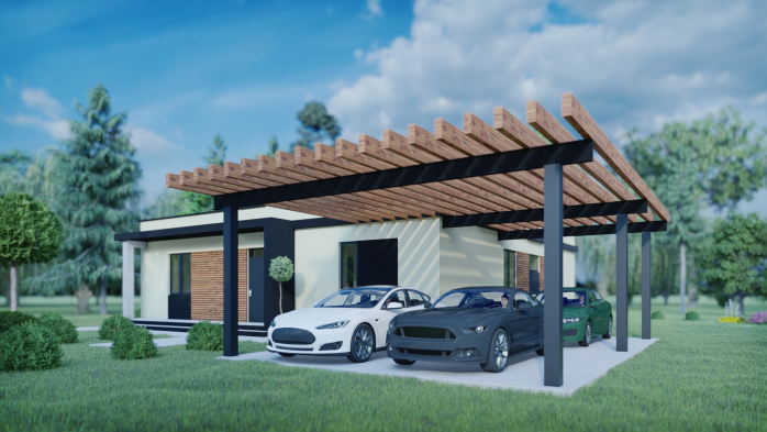 Проект дома DBT 216 - 1 Одноэтажные дома в Киеве