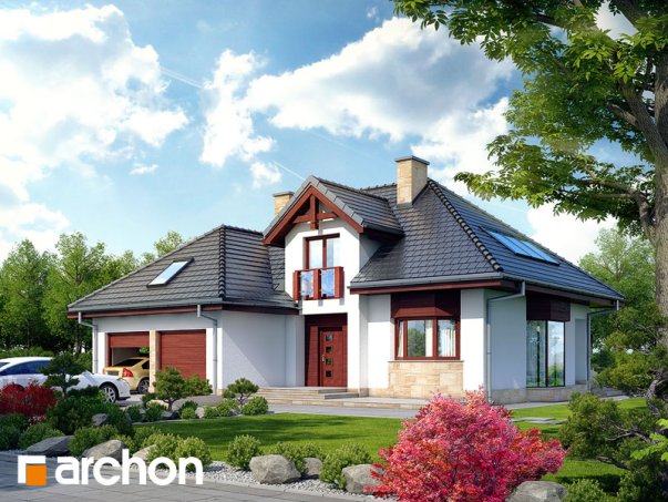 Проект дома Дом в калатеях 2 - 1 С мансардным этажом дома в Киеве