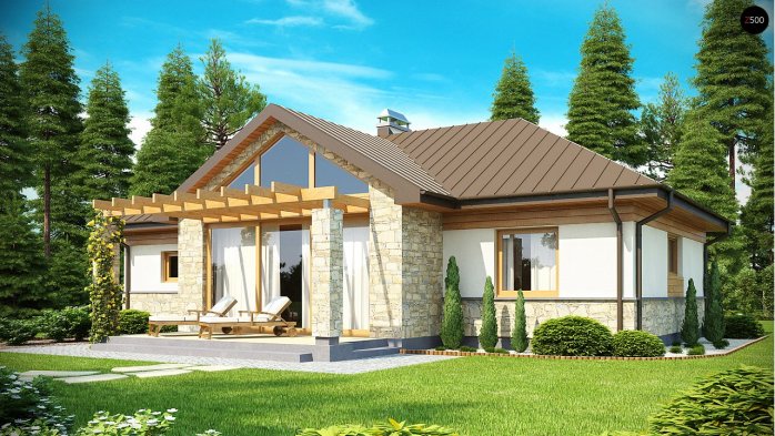 Проект дома U151 - 1 Одноэтажные дома в Киеве