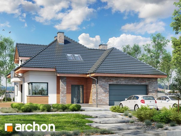 Проект дома Дом в сансевиериях (Г2) - 2 С мансардным этажом дома в Киеве