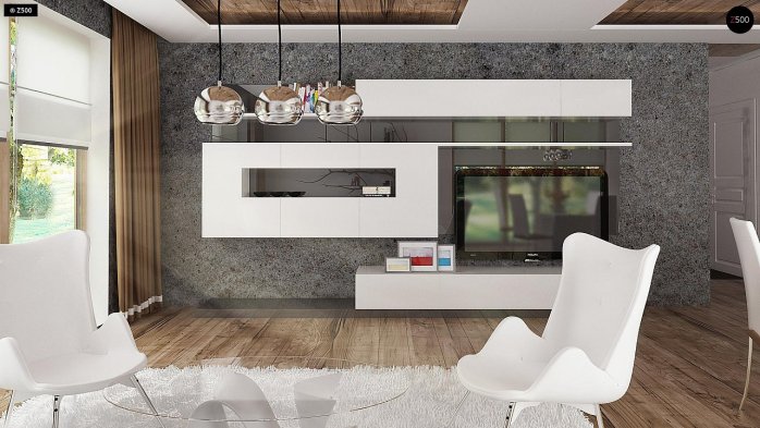 Проект дома U67 - 4 С мансардным этажом дома в Киеве