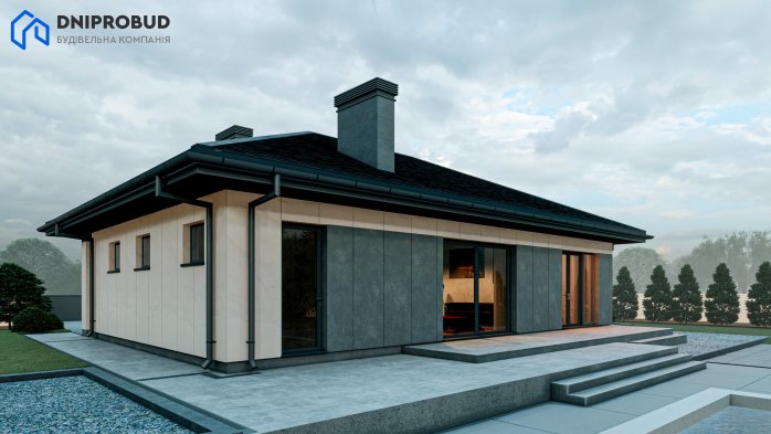 Проєкт будинку DB 54 - Одноповерхові дома у Києві