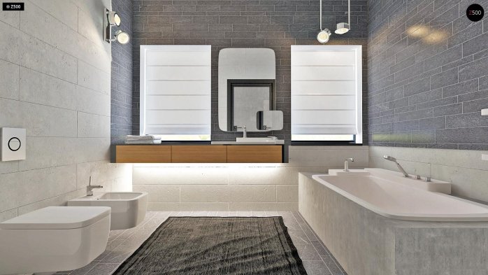 Проект дома Ux63 B + s - 31 Двухэтажные дома в Киеве