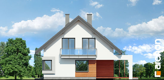 Проект дома Дом в дицентрах - 4 С мансардным этажом дома в Киеве