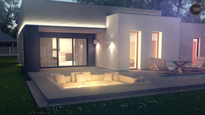 Проєкт будинку Ux56 - Одноповерхові дома у Києві