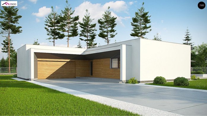 Проект дома Ux135 - 1 Одноэтажные дома в Киеве