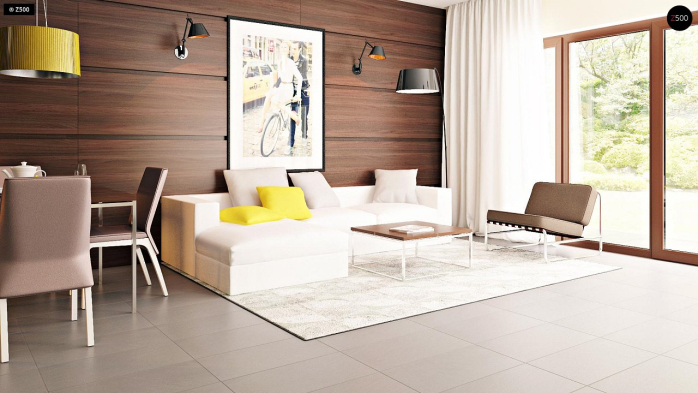 Проект дома Ub7 - 3 С мансардным этажом дома в Киеве