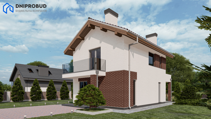 Проект дома Db 29 - 3 Двухэтажные дома в Киеве