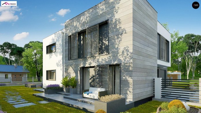 Проект дома Ux91 - 2 Двухэтажные дома в Киеве