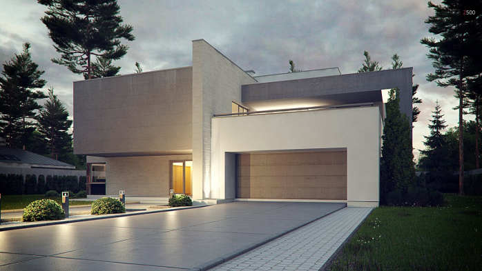 Проект дома Ux127 - 7 Двухэтажные дома в Киеве