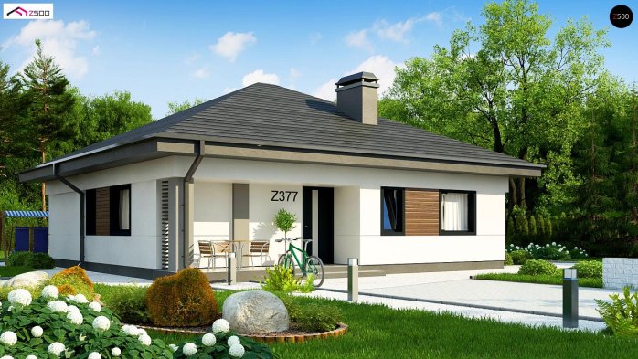 Проект дома U377 B - 2 Одноэтажные дома в Киеве