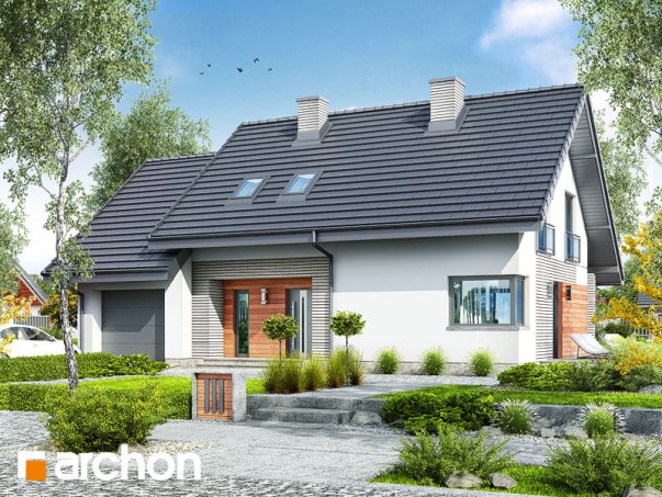 Проект дома Дом в малиновках 3 - 1 С мансардным этажом дома в Киеве