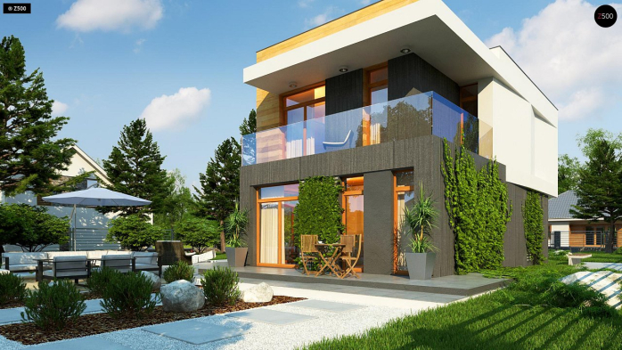 Проект дома U397 - 4 Двухэтажные дома в Киеве